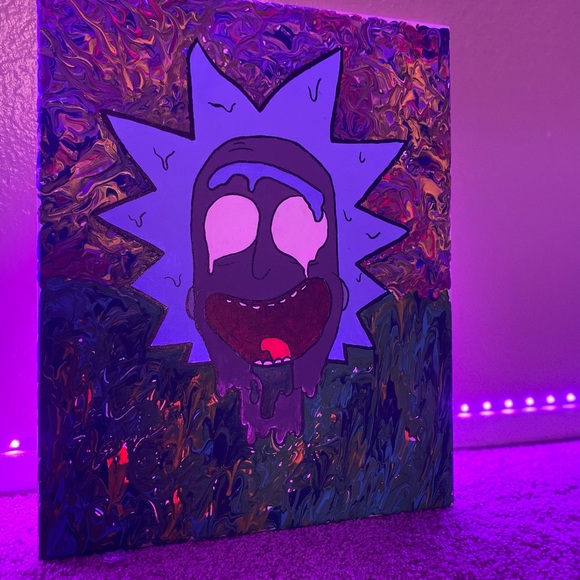 Rick trippy handmade painting - Picture 3 of 6